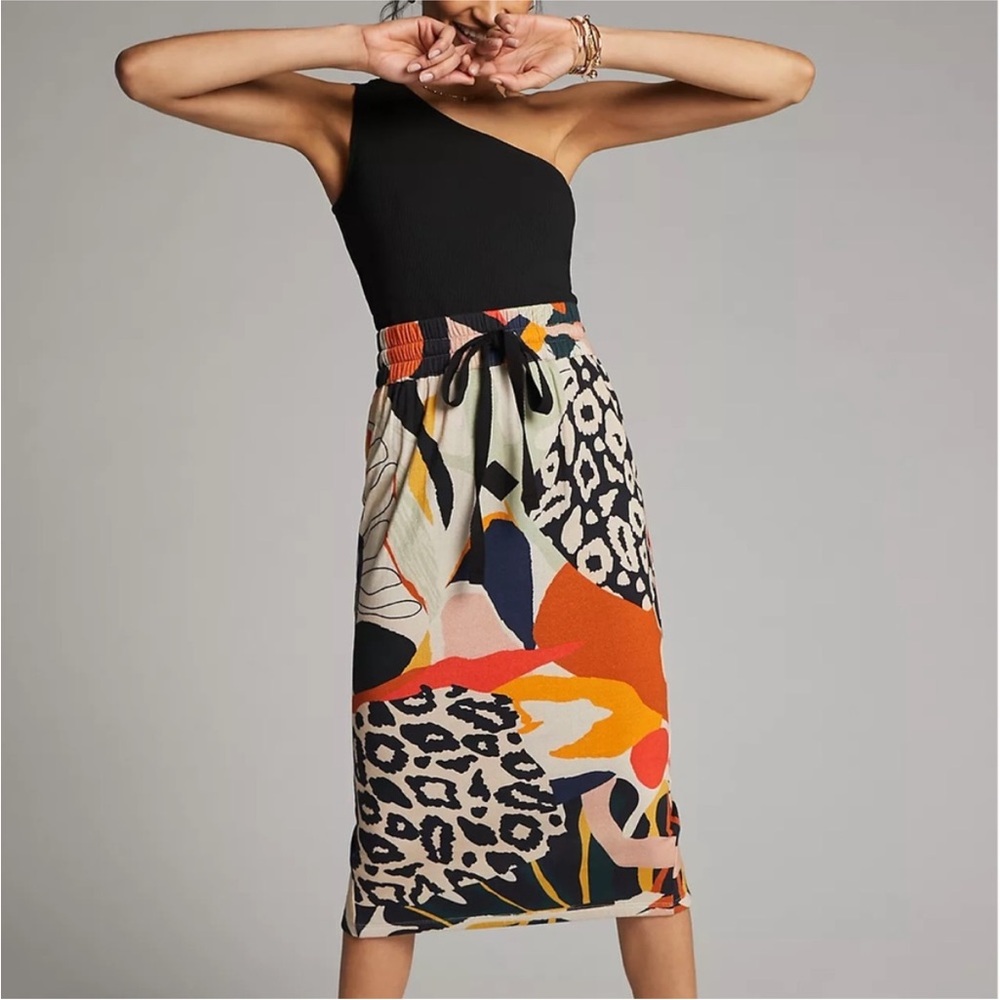 Anthropologie Conditions Apply Midi Skirt - Multicolor